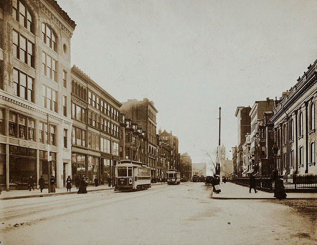 Corner of Arlington Street.