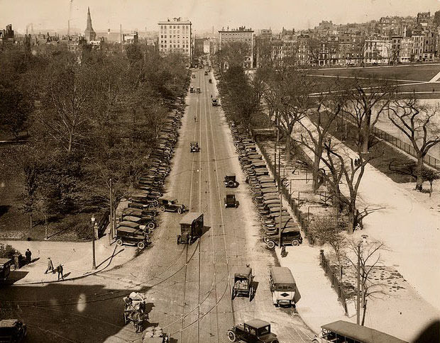 Charles Street, Boston, 1920s.