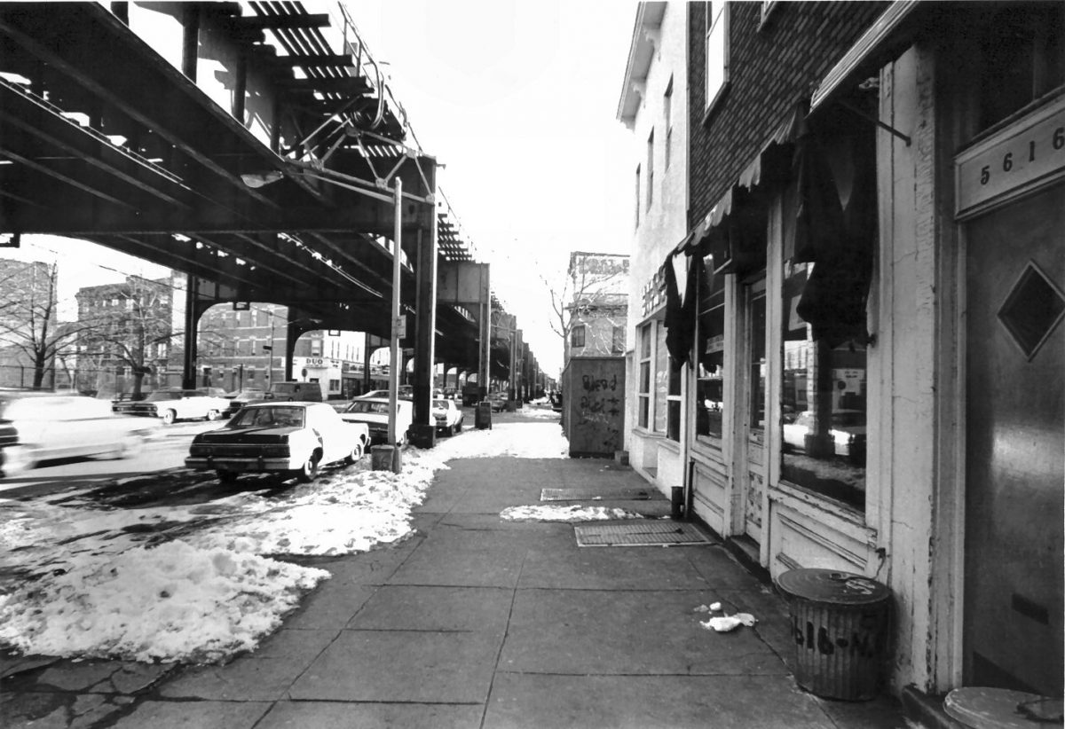 The EL along New Utrecht Ave 56-57st – Brookyn, 1977