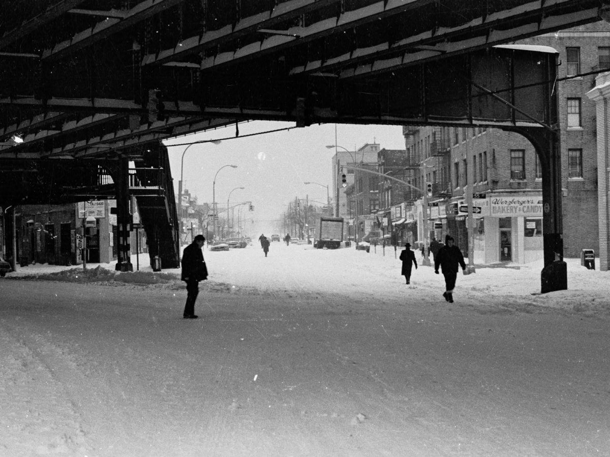 NYC Blizzard of February 5-7, 1978 Brooklyn, Boro Park, New Utrecht Ave