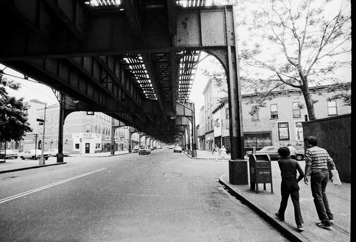 My brother John and Marty walking up new Utrecht Avenue in Boro Park, Brooklyn NYC in 1975.