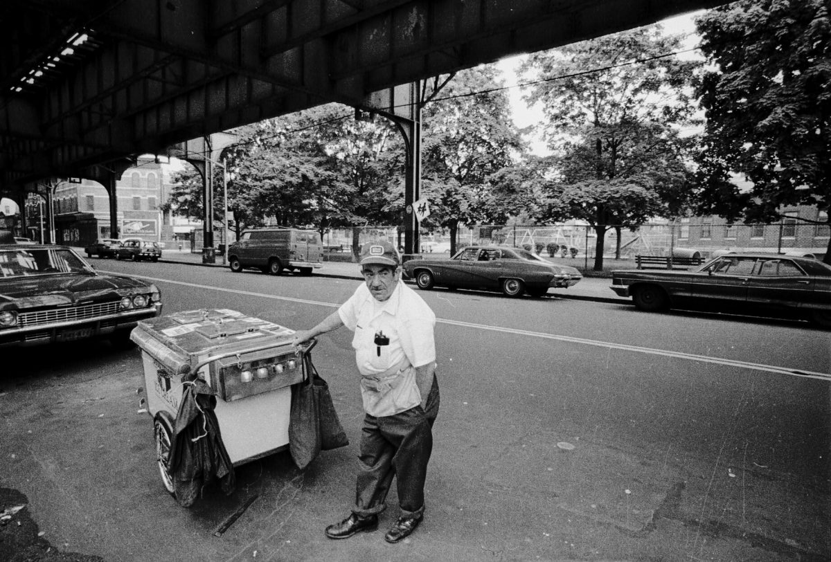 Bruno, the Ice Cream Man in 1976 under New Utrecht & 57th St.