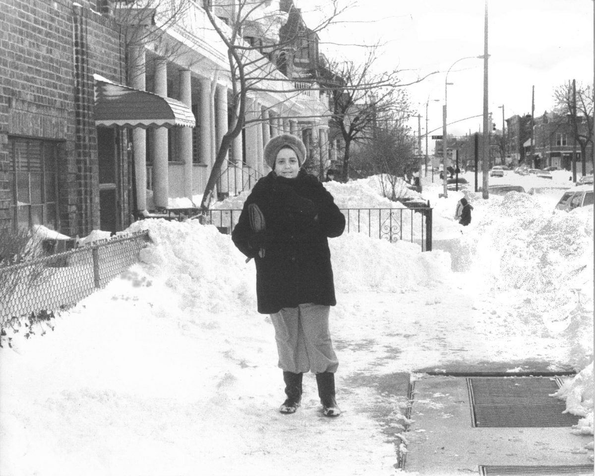 Brooklyn Boro Park 1978-79 Snow Storm Mom 13th Ave Corner of 56th st looking towards 57th