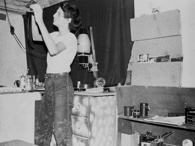 My basement darkroom in 1975