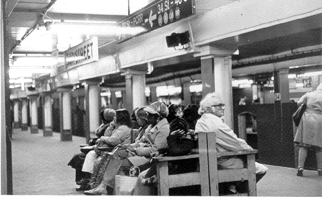 NYC Subway MTA – 34th Street, 1977