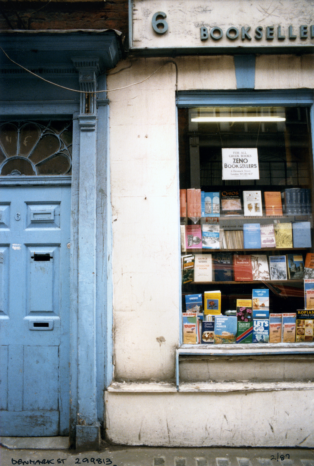 Bookshop, 6, Denmark St, St Giles, Camden, 1987