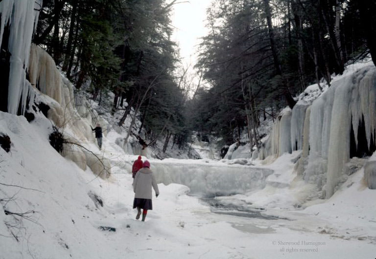 Frozen gorge, February 1962