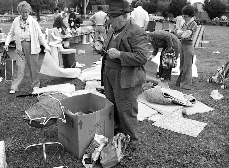 Fawkner Park Market, 1978