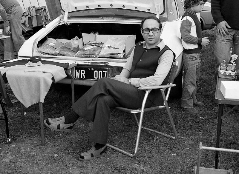 Fawkner Park Market, 1978