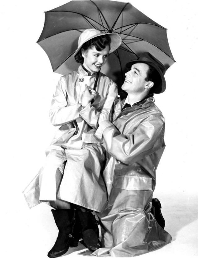 Glamorous Photos of Debbie Reynolds during the Filming of 'Singin' in the Rain (1952)'