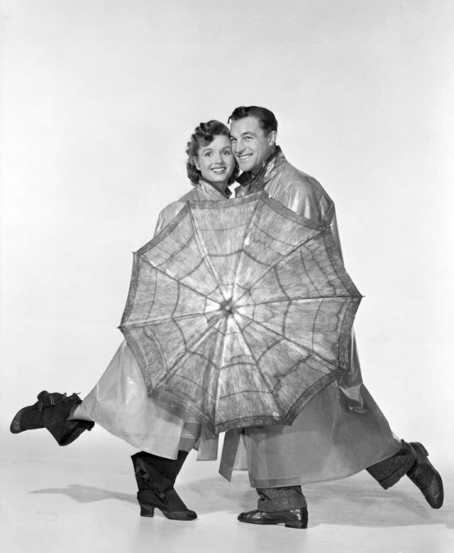 Glamorous Photos of Debbie Reynolds during the Filming of 'Singin' in the Rain (1952)'