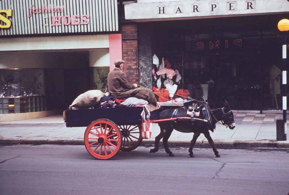 Cart in south Great Georges St.