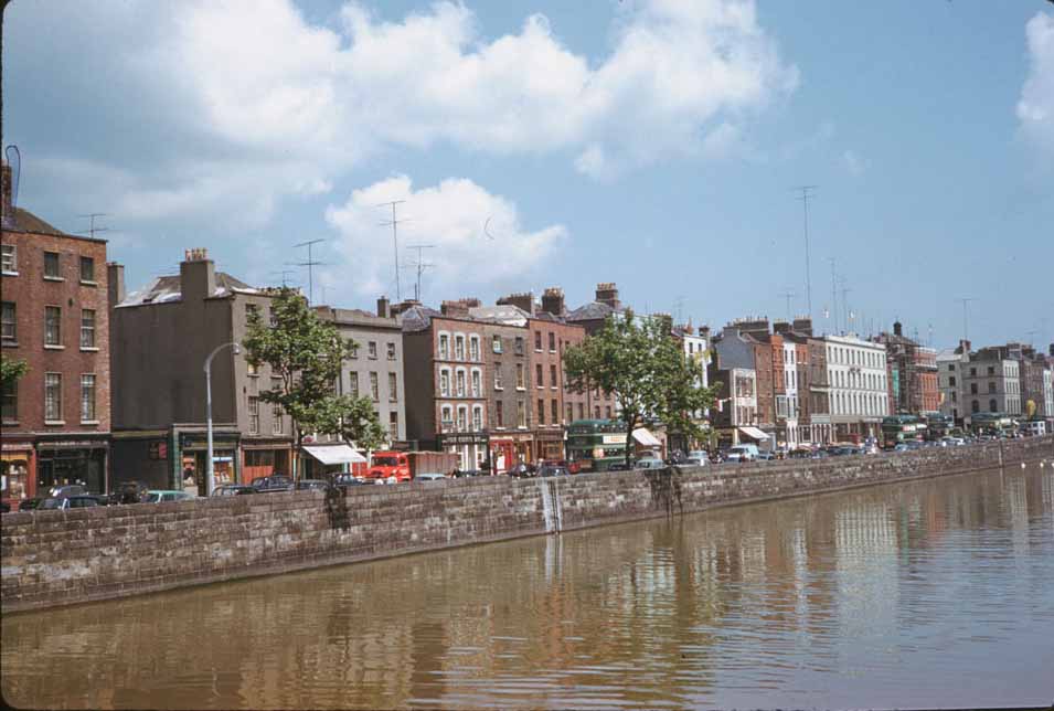 View along Quay on north bank, R. Liffey
