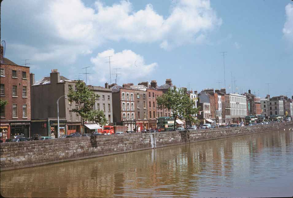 View along Quay on north bank, R. Liffey