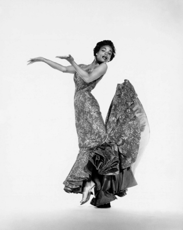 Glamorous Portraits of Eartha Kitt in 1954 by Philippe Halsman