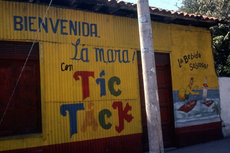 Entrance to La Libertad, El Salvador, 1976