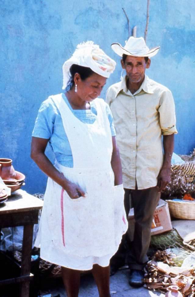 Cojutepeque market, 1977