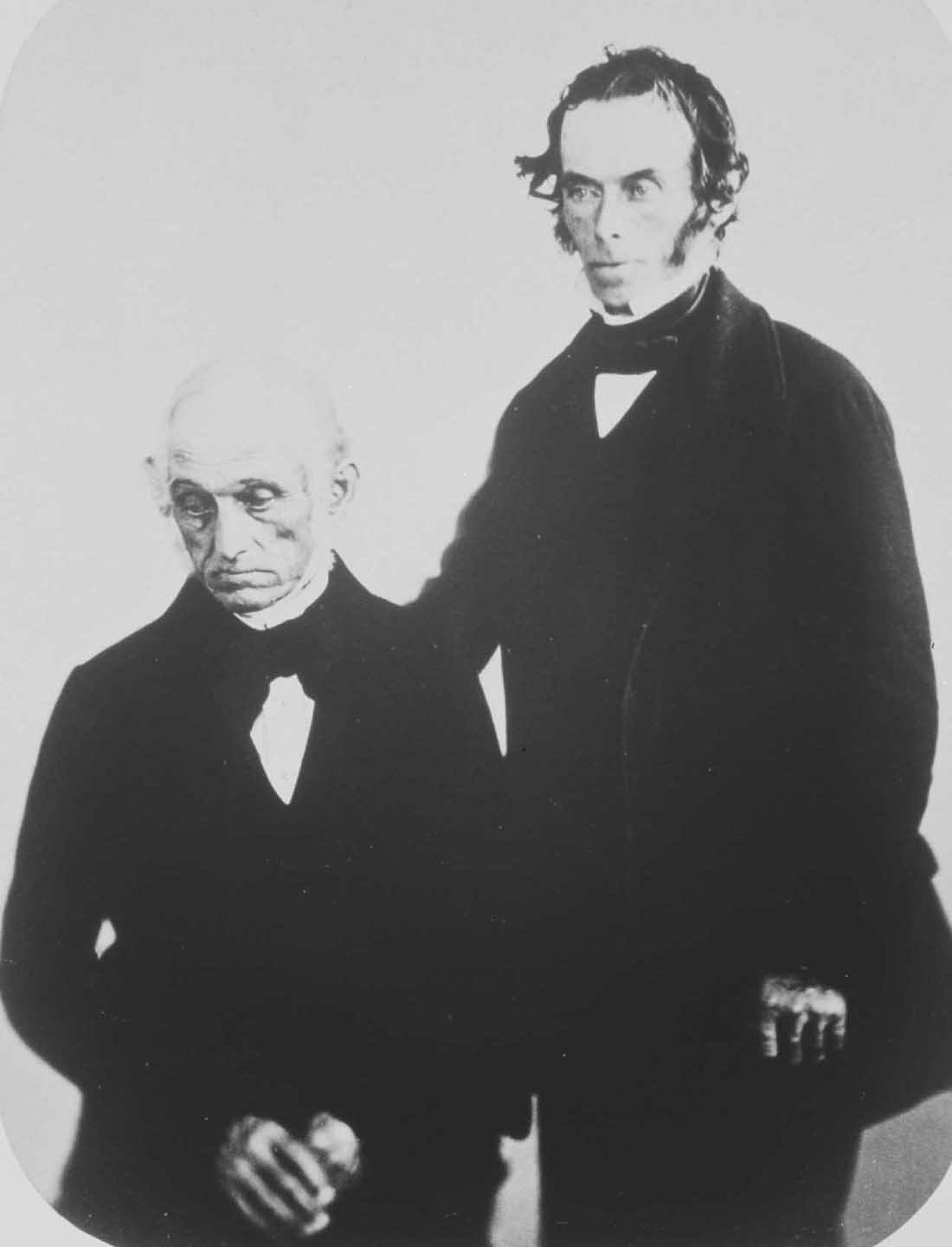 John Bailey and his son Thomas Bailey, both admitted in 1858 with acute melancholia.