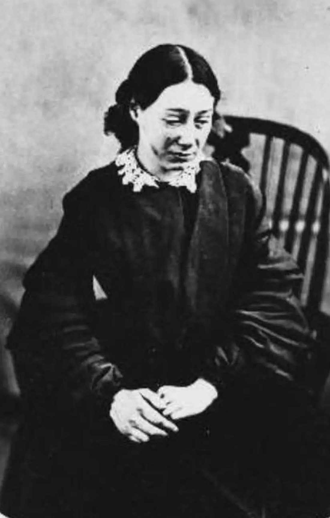 Eliza Josolyne, admitted 1856 and diagnosed with acute melancholia.