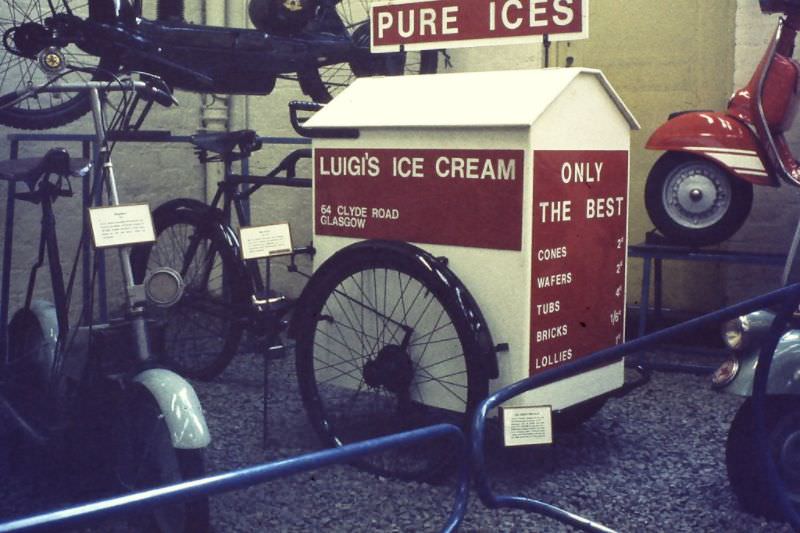 Luigi’s Ice cream, Glasgow Transport museum