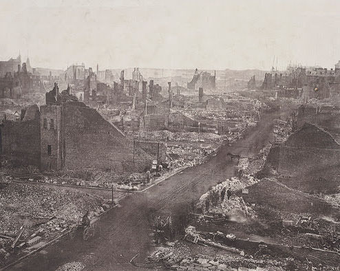 Boston in ruins