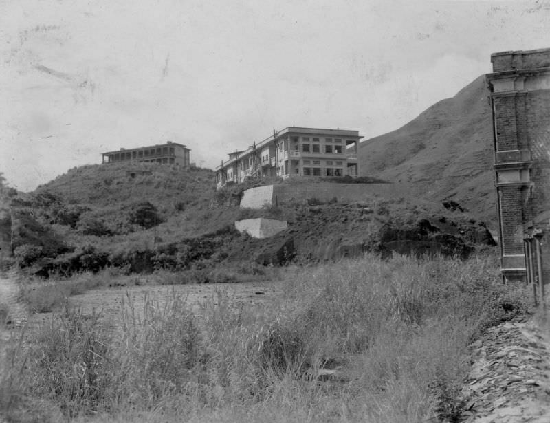 Lei Yue Mun Barracks, Hong Kong, August 1945
