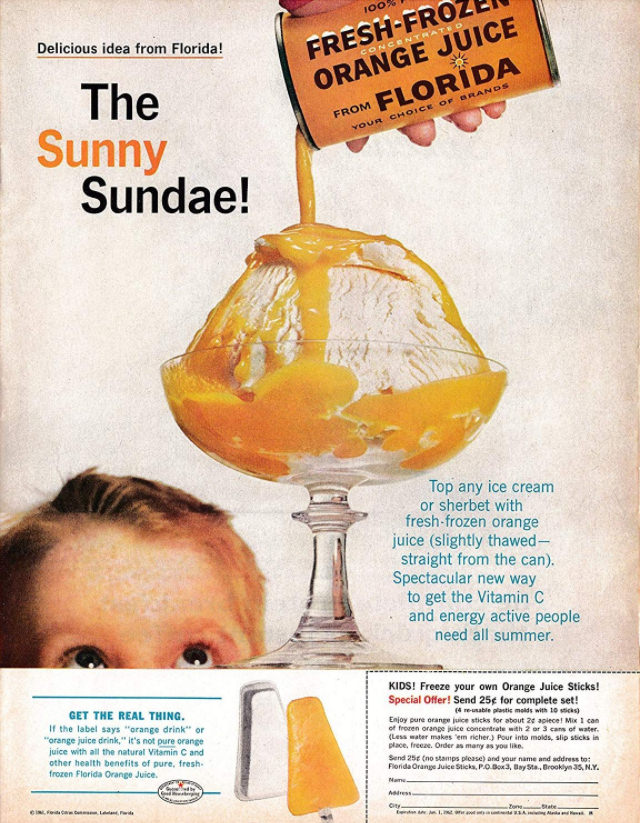 Stunning Vintage Ice Cream Ads from the 1950s