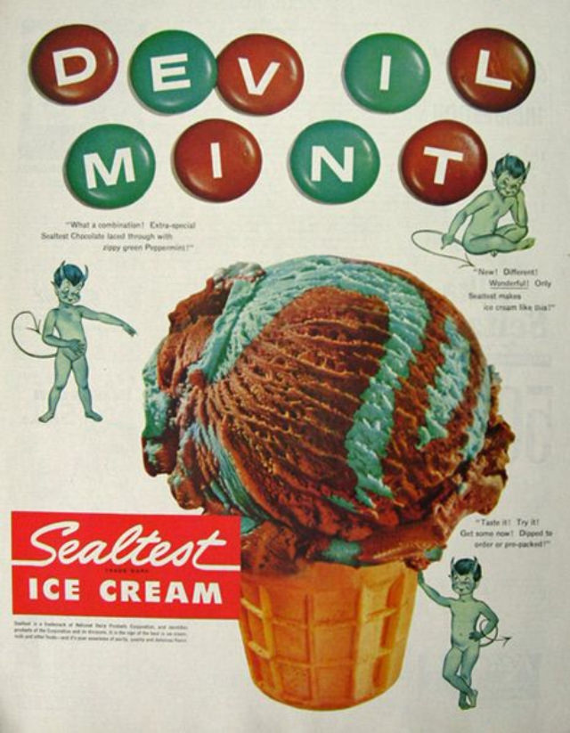 Stunning Vintage Ice Cream Ads from the 1950s