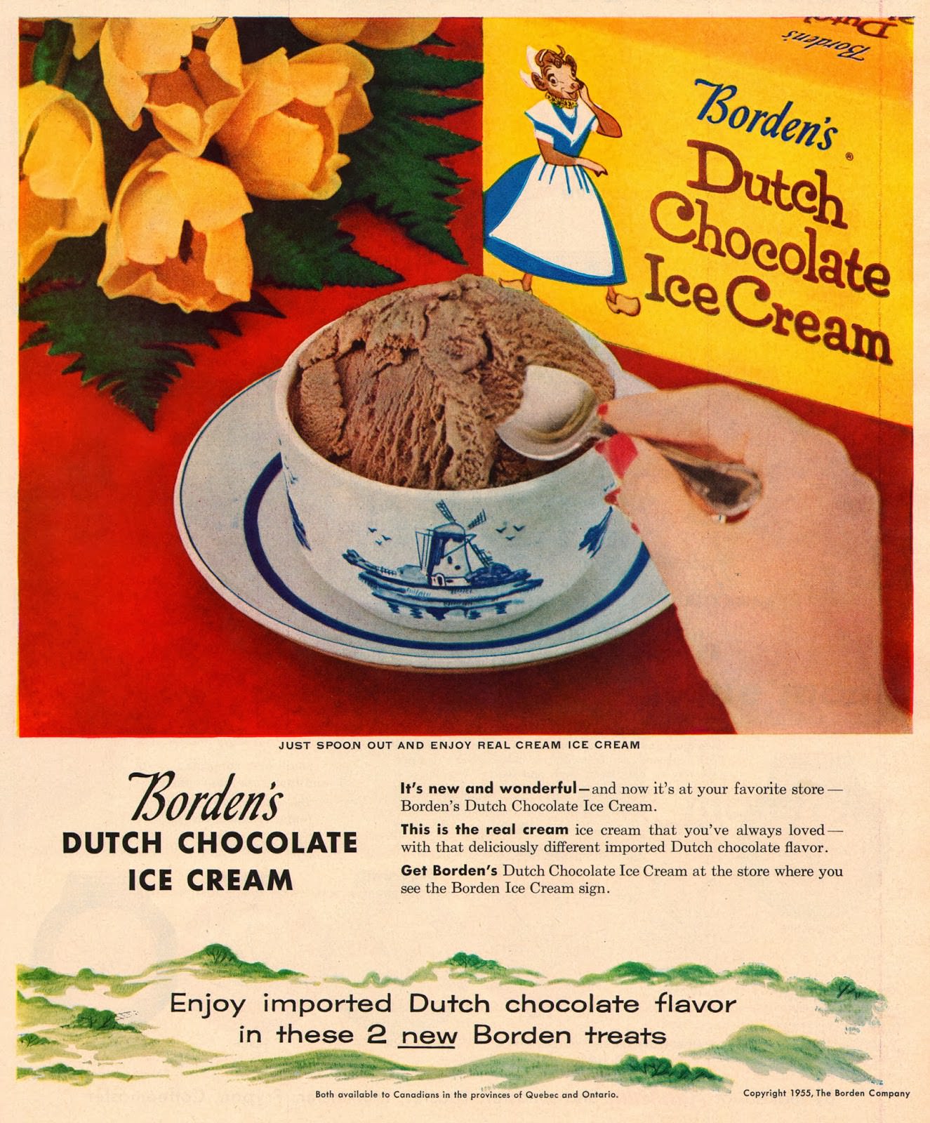 Stunning Vintage Ice Cream Ads from the 1950s