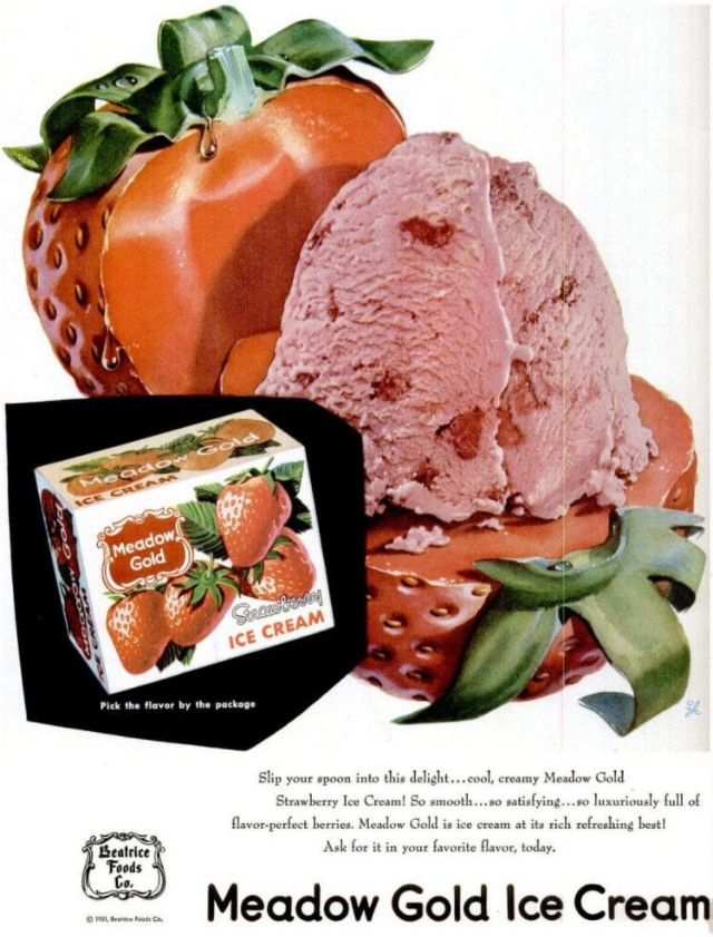 Stunning Vintage Ice Cream Ads from the 1950s