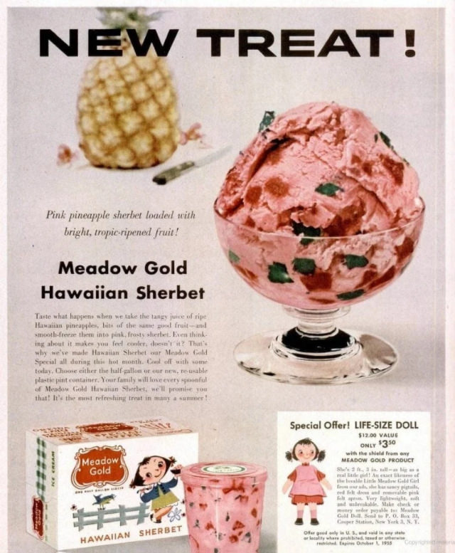 Stunning Vintage Ice Cream Ads from the 1950s