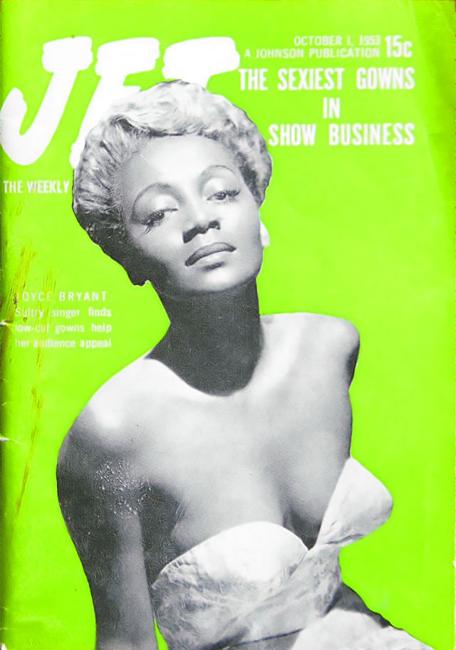 Joyce Bryant Wears Sexy Gowns For Show Business, Jet Magazine, October 1, 1953