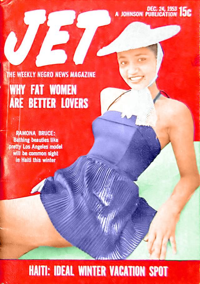 Ramona Bruce, Jet Magazine, December 24, 1953