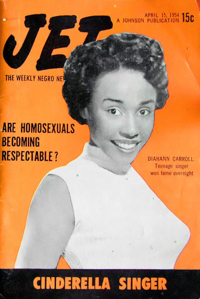 Diahann Carroll, A Cinderella Singer, Jet Magazine, April 15, 1954