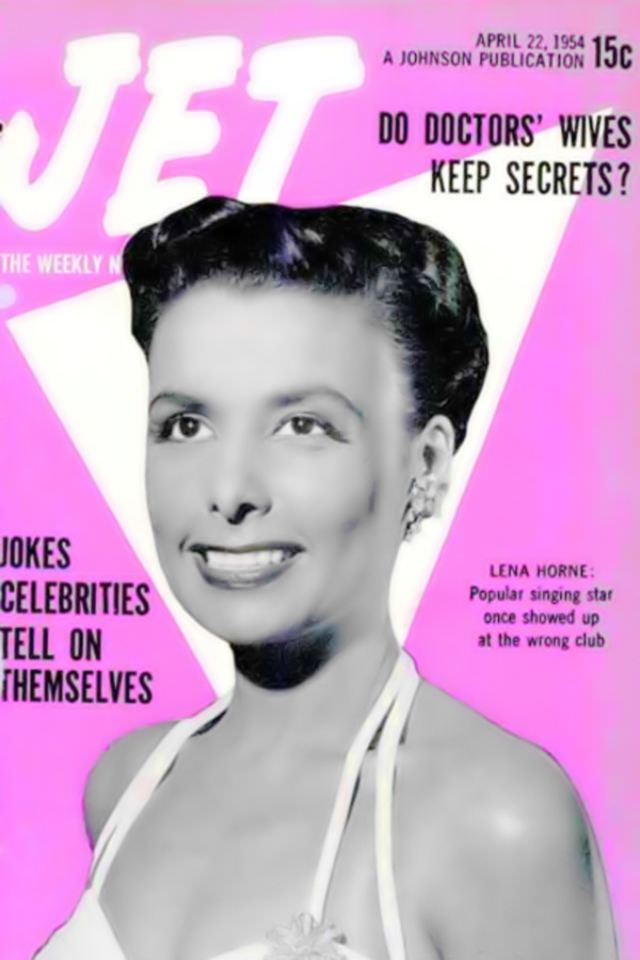 Lena Horne, Jet Magazine, April 22, 1954