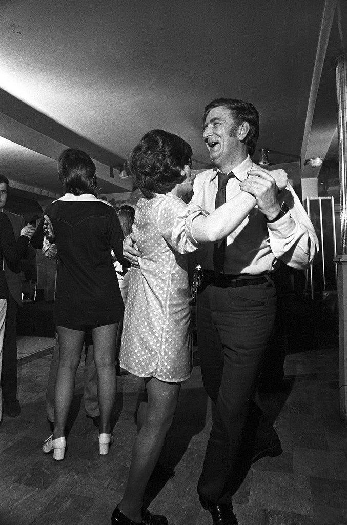 The dance floor at Kilgarriff's Café in Jamaica Plain, Boston, 1976