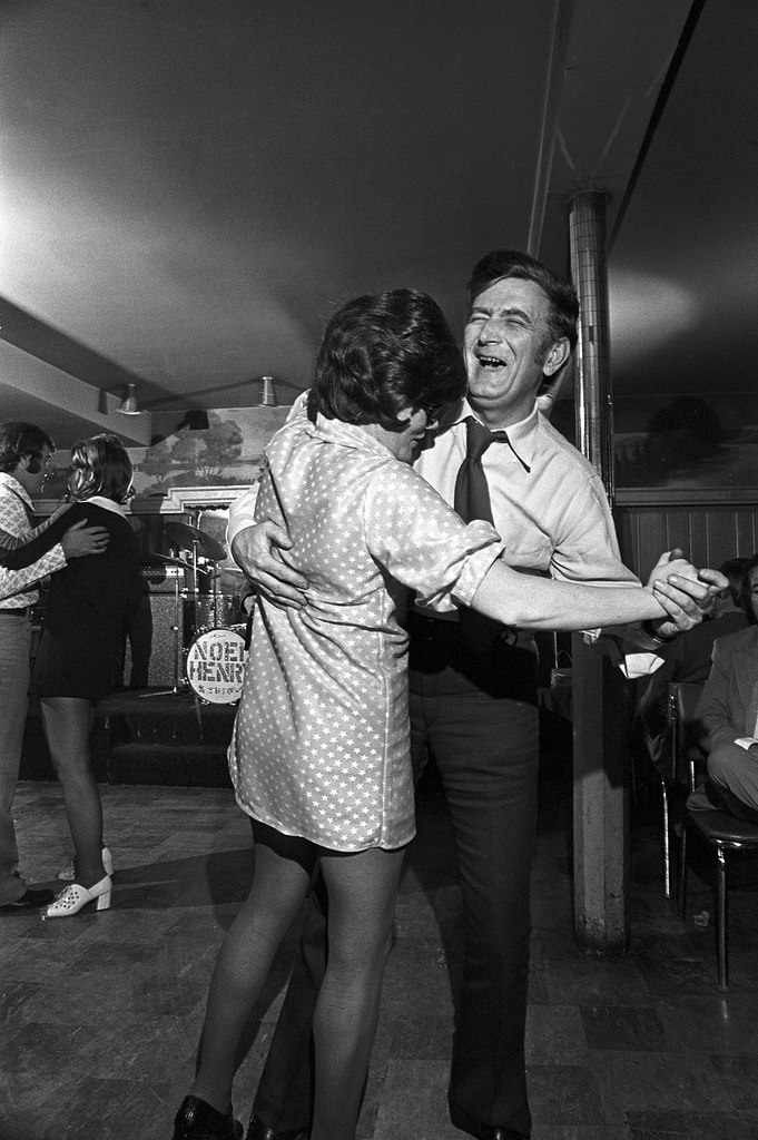 The dance floor at Kilgarriff's Café in Jamaica Plain, Boston, 1976