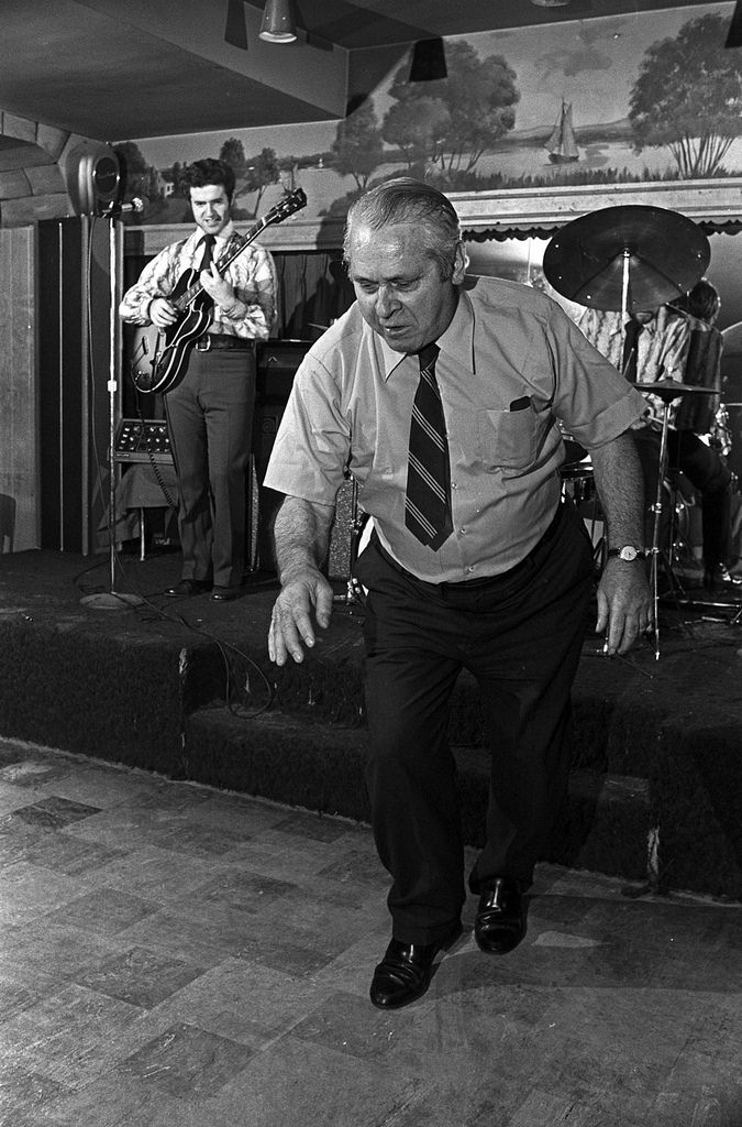 The dance floor at Kilgarriff's Café in Jamaica Plain, Boston, 1976