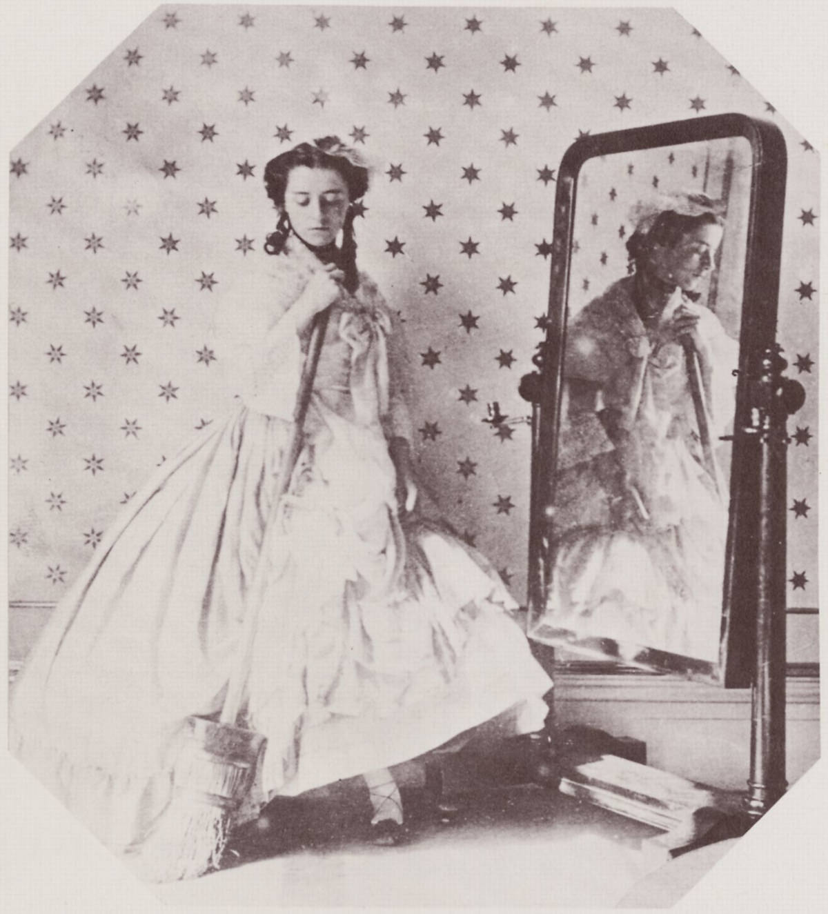 Rare Historical Portraits of Girls in Front of Mirrors by Lady Clementina Hawarden, 1860s