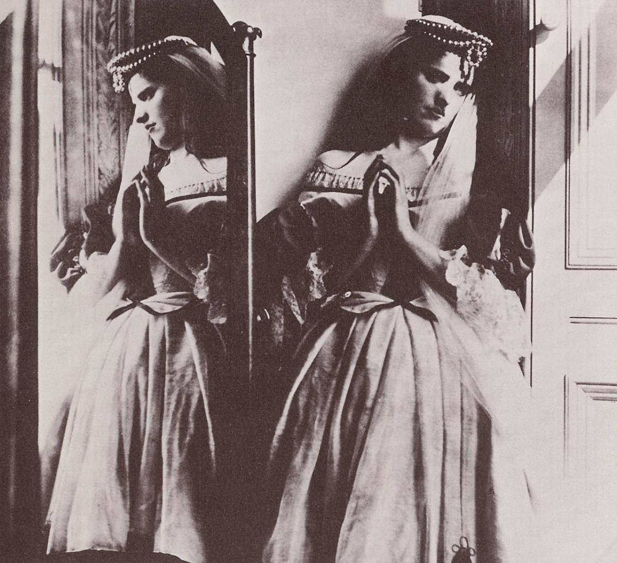 Rare Historical Portraits of Girls in Front of Mirrors by Lady Clementina Hawarden, 1860s