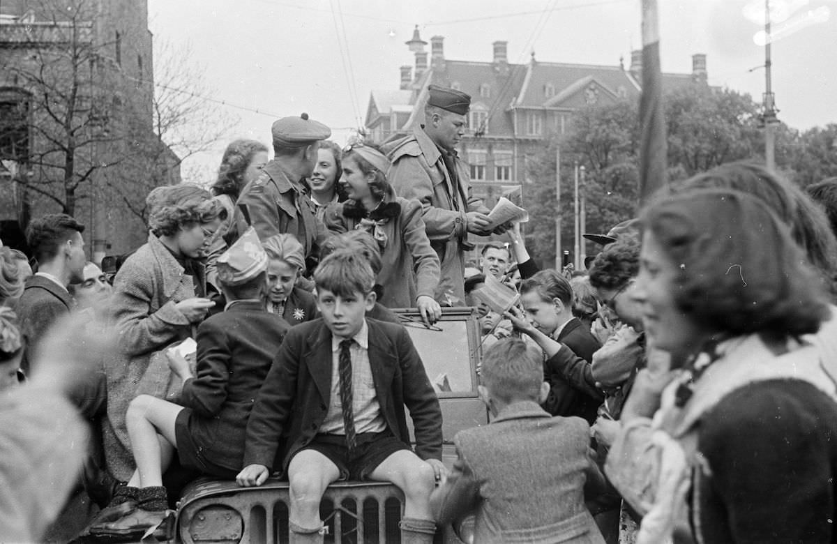 Dutch Spy's Photos of the Liberation of the Netherlands from the German Occupation, May 1945