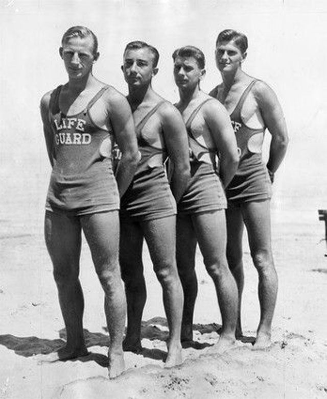 The Earliest Male Lifeguards of the 1900s that Rescued Drowning People