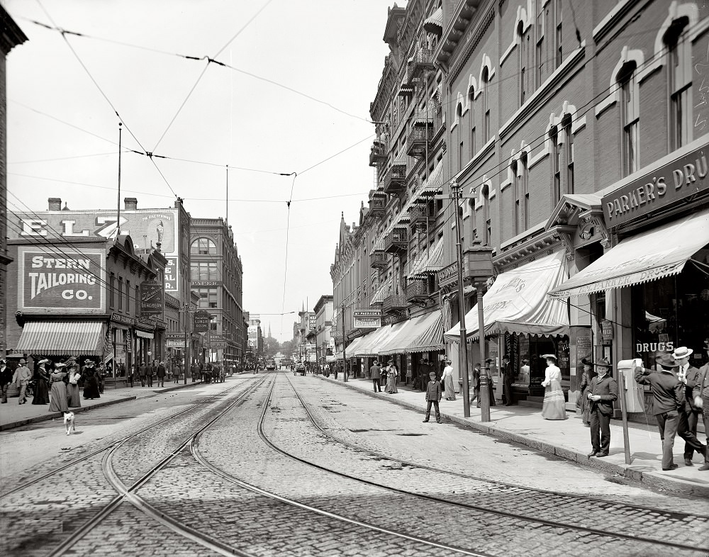 Wabasha Street, St. Paul, Minnesota, circa 1905