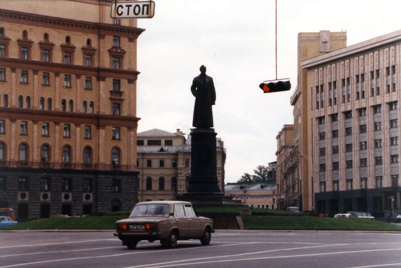 KGB Lubyanka Headquarters, Moscow, 1990
