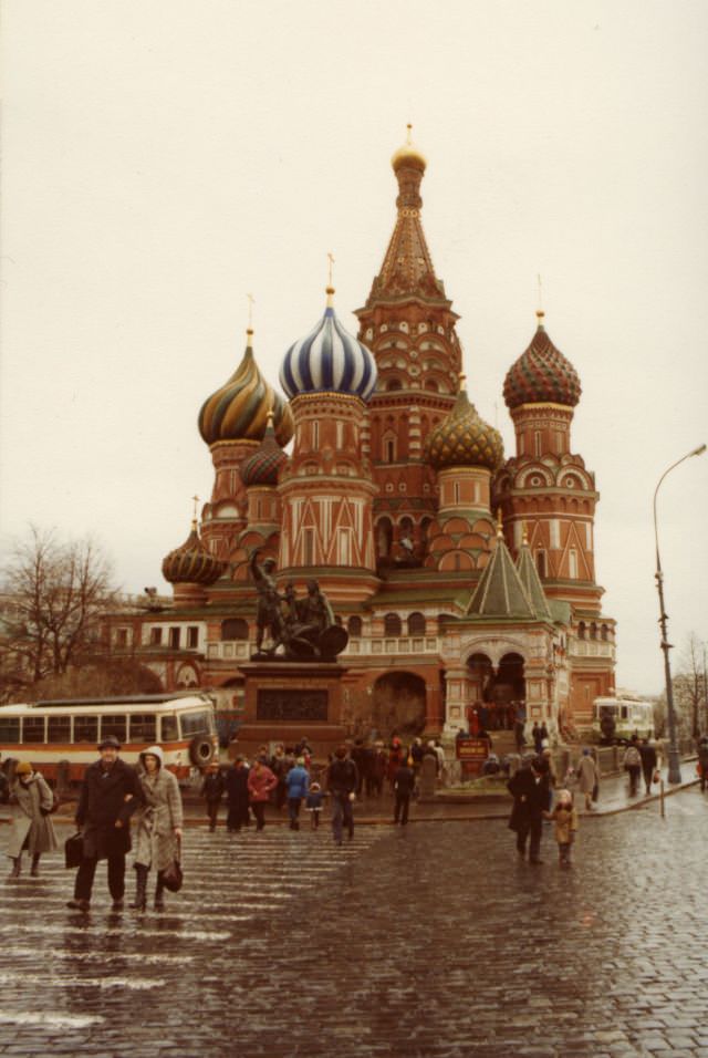 St Basil's Cathedral, Moscow, 1990