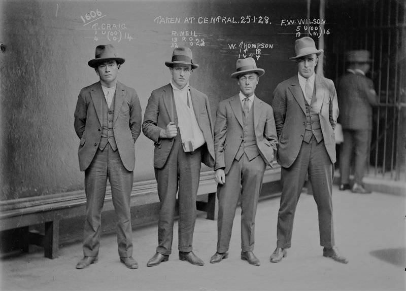 Thomas Craig, Raymond Neil, William Thompson and FW Wilson, 1928