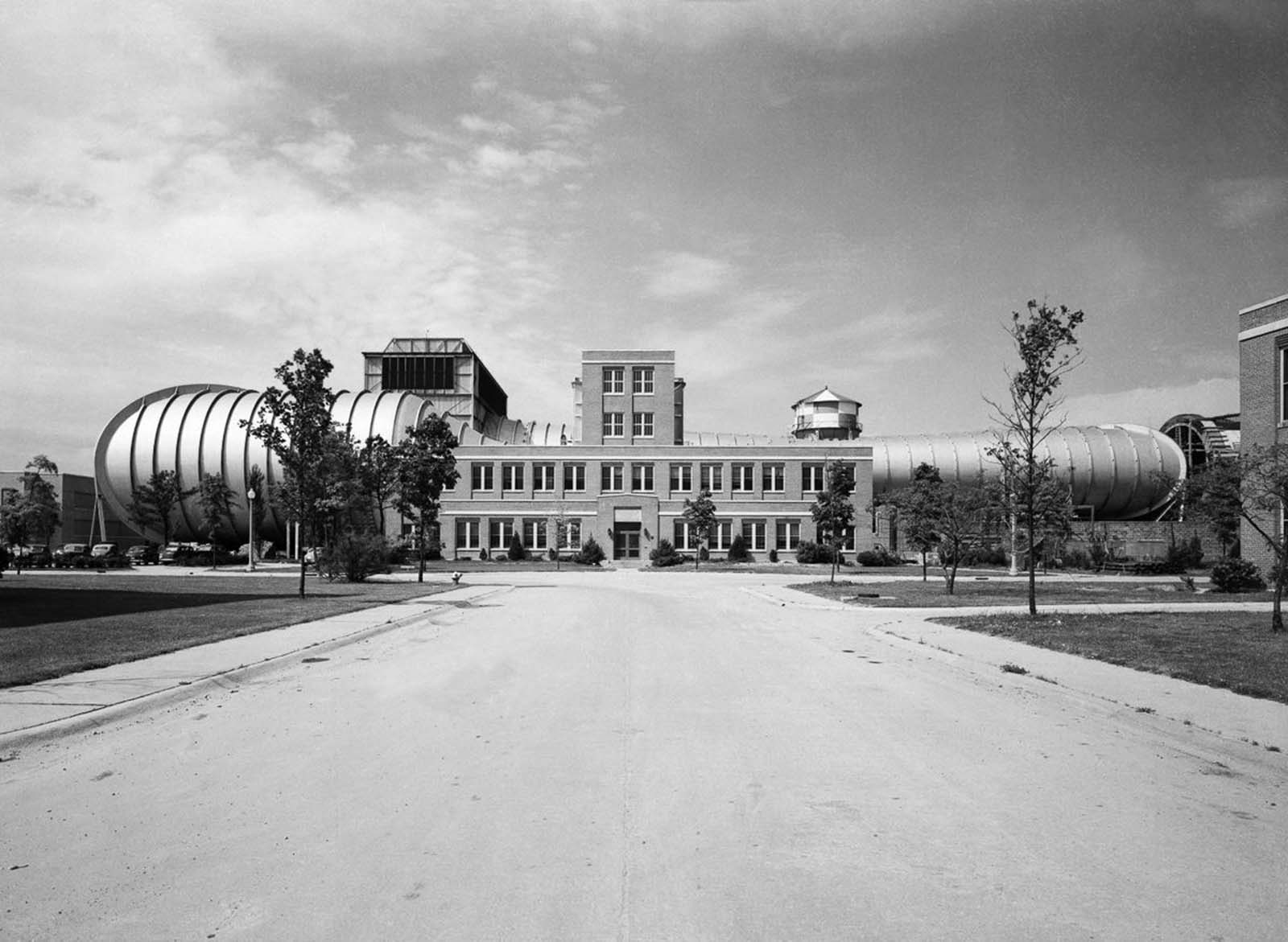 The 16-foot High Speed Tunnel at Langley Research Center, 1949.