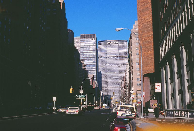 Looking north on Park Avenue towards the Pan Am building