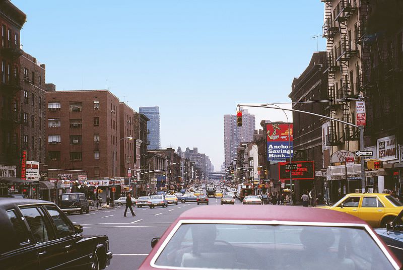 9th Avenue and West 55th Street, looking south