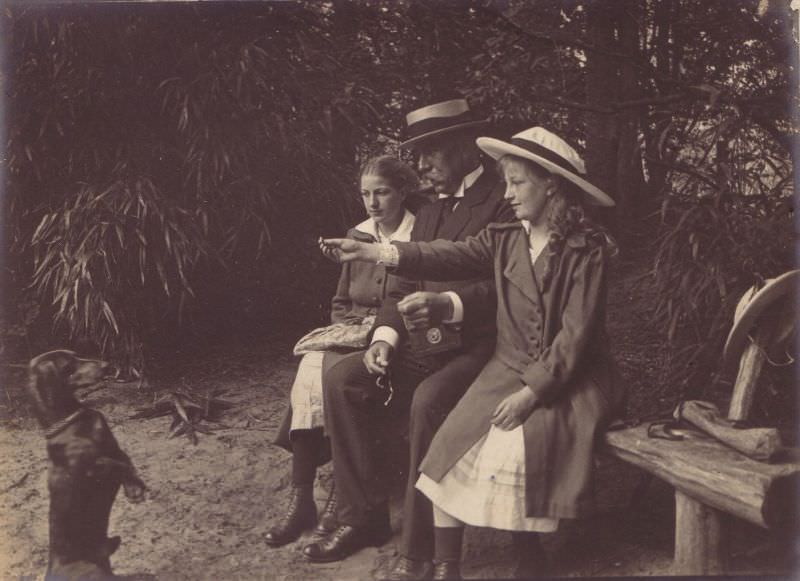 Beautiful Photos of People Posing with their Adorable Dachshunds from the early 1900s